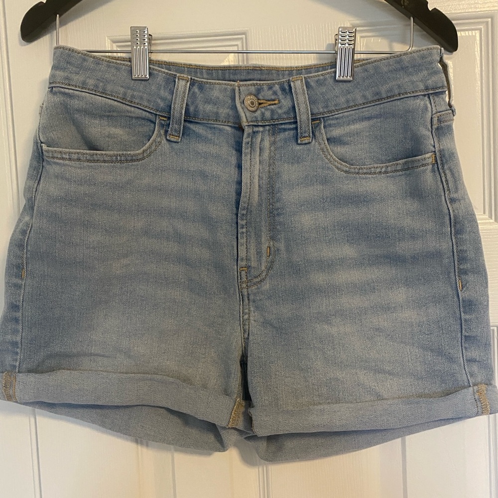 Old Navy High Rise WOW Light Blue Jean Shorts